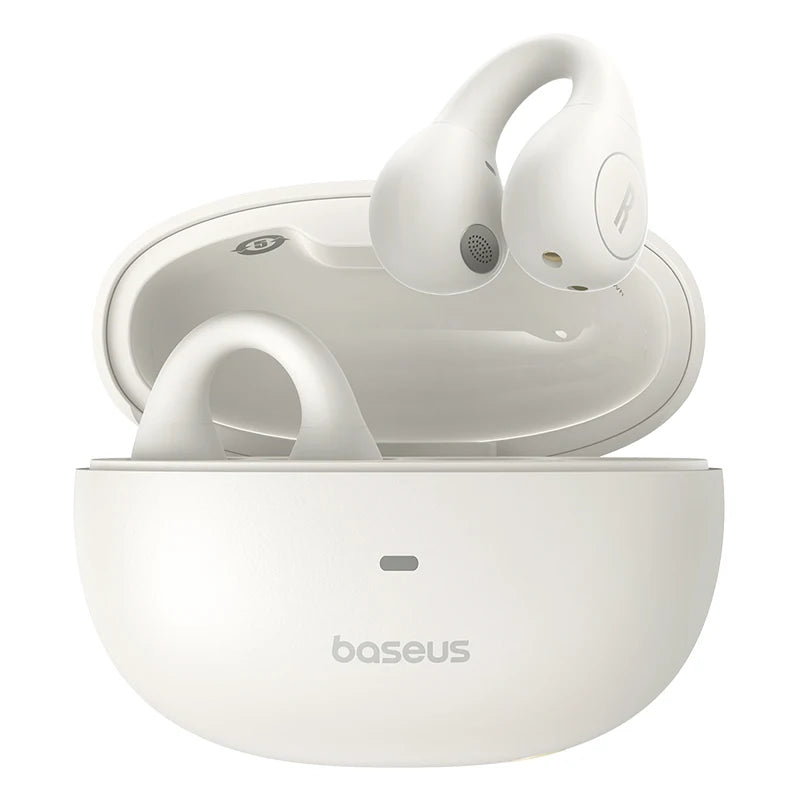 Baseus AirGo AS01 Ear Clip Bluetooth 5.3 Wireless Earphones – 2-Mic ENC Noise Reduction Sports Headphones