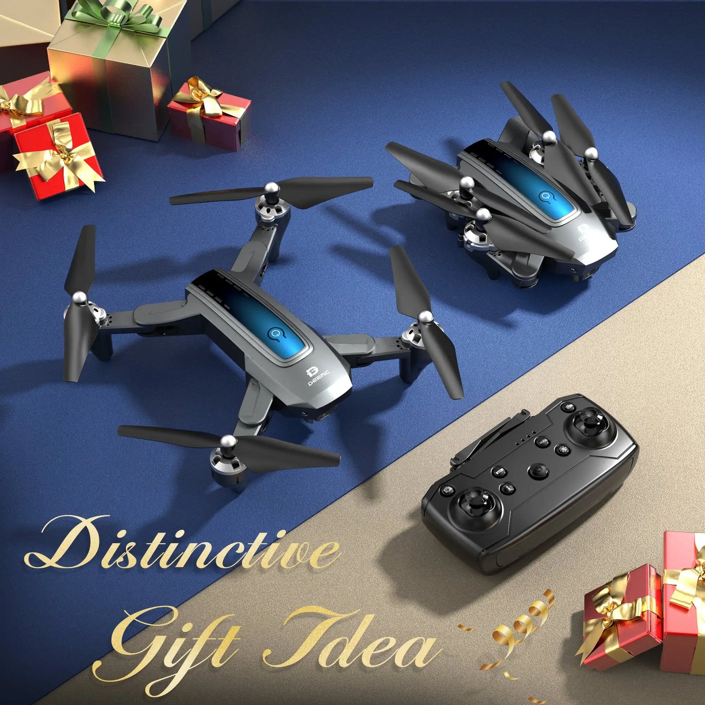 DEERC D10 FPV Drone with Case