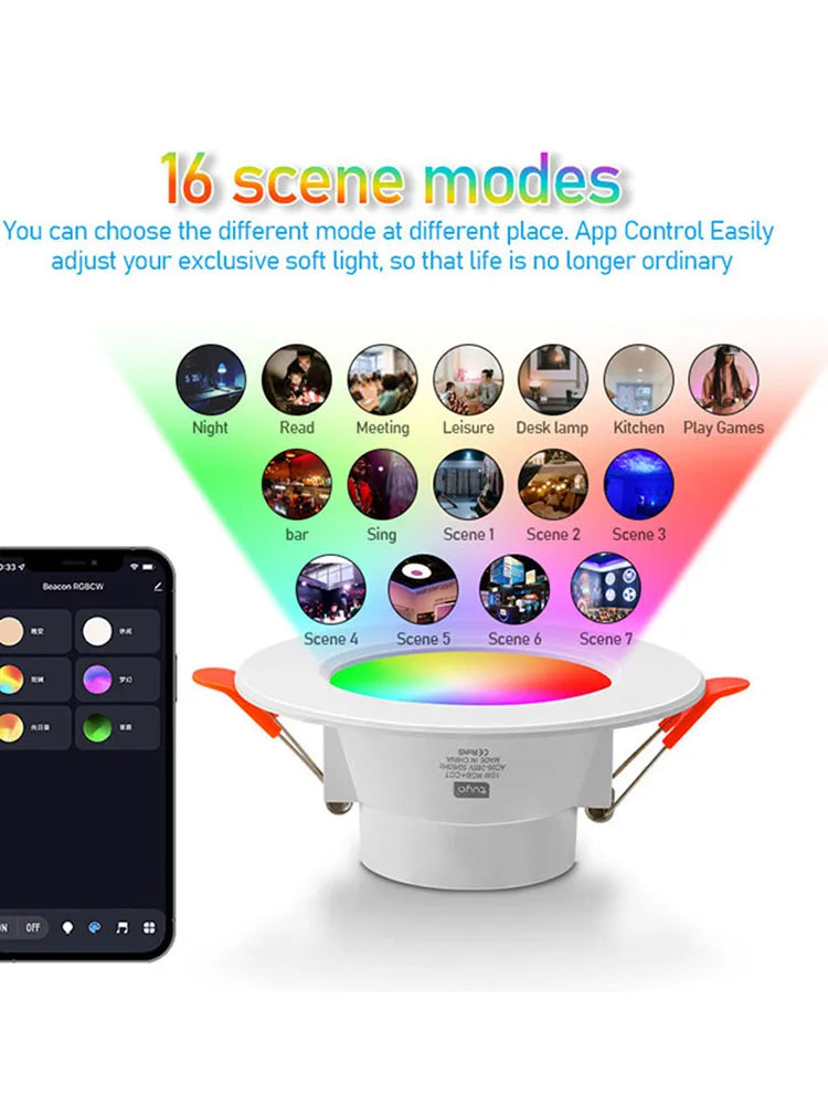 10W RGB Smart Bluetooth Ceiling Light