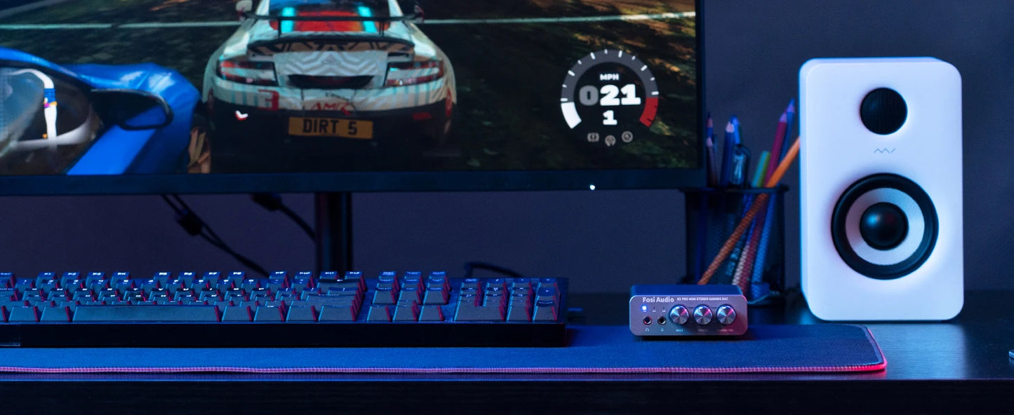 Fosi Audio K5 PRO USB Gaming DAC & Amp