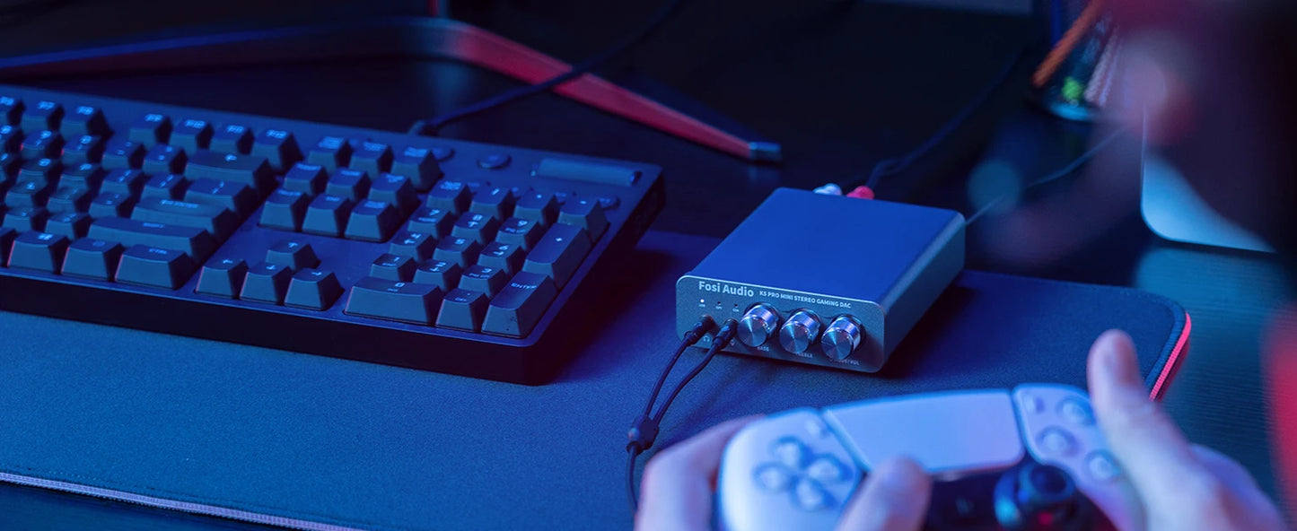 Fosi Audio K5 PRO USB Gaming DAC & Amp