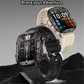 2024 Rugged Military Smart Watch Men Outdoor Watches lP68 Waterproof 2.01" Al Voice Bluetooth Call Smartwatch For Android lOS