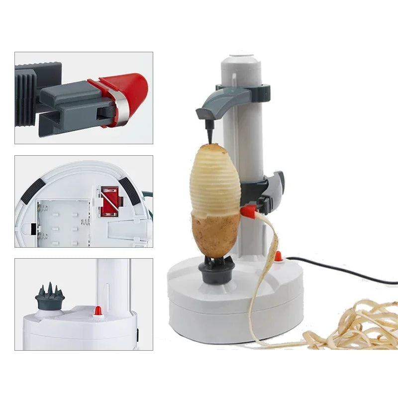 Electric Automatic Peeler – Rotating Fruit & Vegetable Peeling Machine