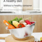 🍚 Rice Washer Strainer Bowl – Stainless Steel 304 Multipurpose Kitchen Tool
