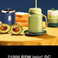 Portable Juicer Cup – USB Rechargeable 6-Blade Smoothie Blender Bottle