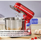 BioloMix 6L Stand Mixer – 1200W, 6-Speed Kitchen Mixer with Whisk, Dough Hook & Blender