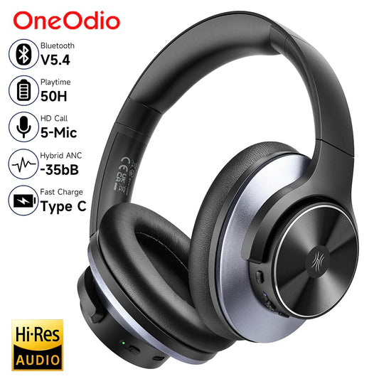 OneOdio A10 ANC Bluetooth 5.4 Headphones
