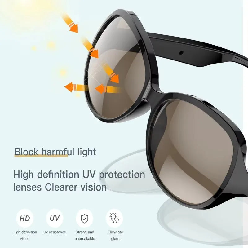 Smart Bluetooth 5.3 Sunglasses with Headphones