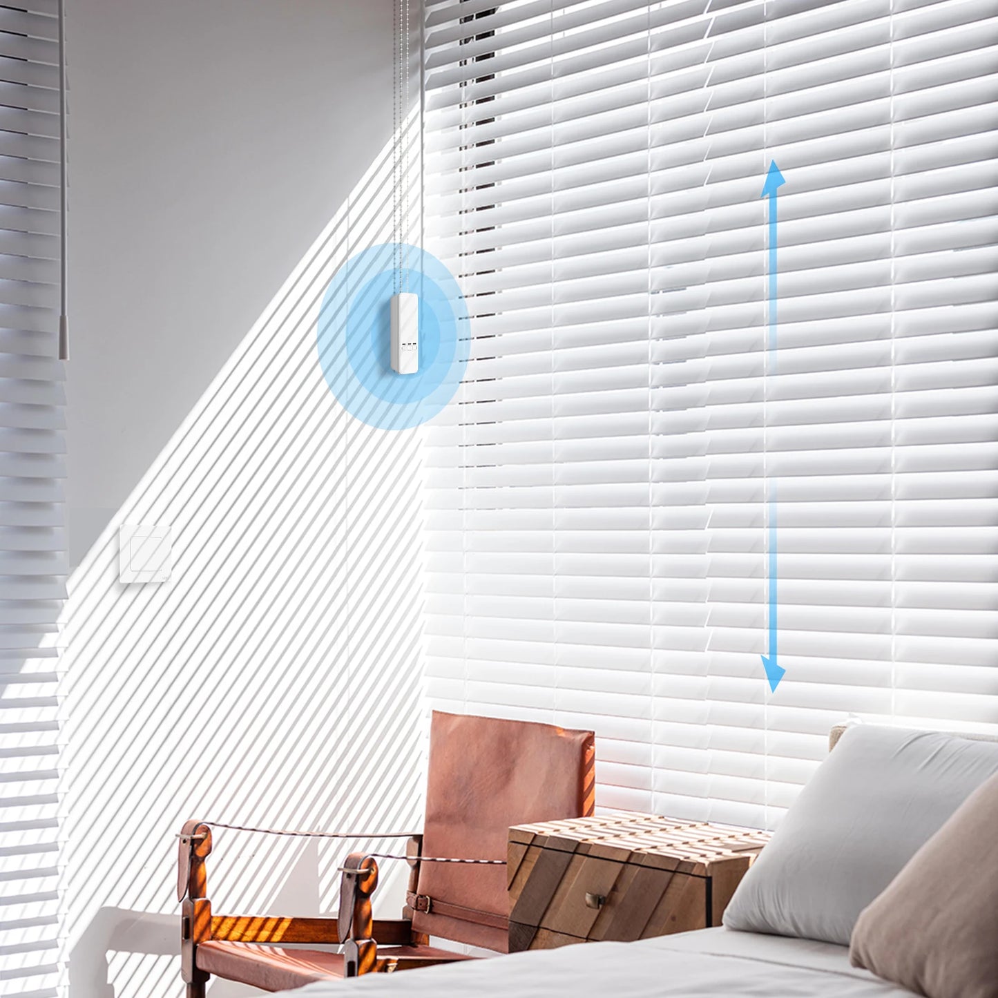 MOES Tuya WiFi Smart Motor Electric Chain Roller Blinds Shade Shutter Drive RF Remote Kit Smart Life App via Alexa/Google Info Draft