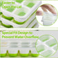 Silicone Ice Cube Tray with Lid – 14 Square Cubes