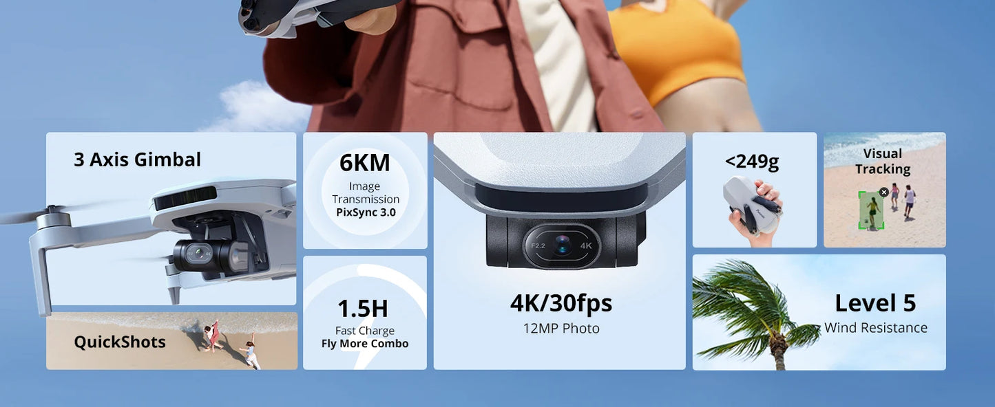 Potensic ATOM C0 Mini 4K Gimbal Drone