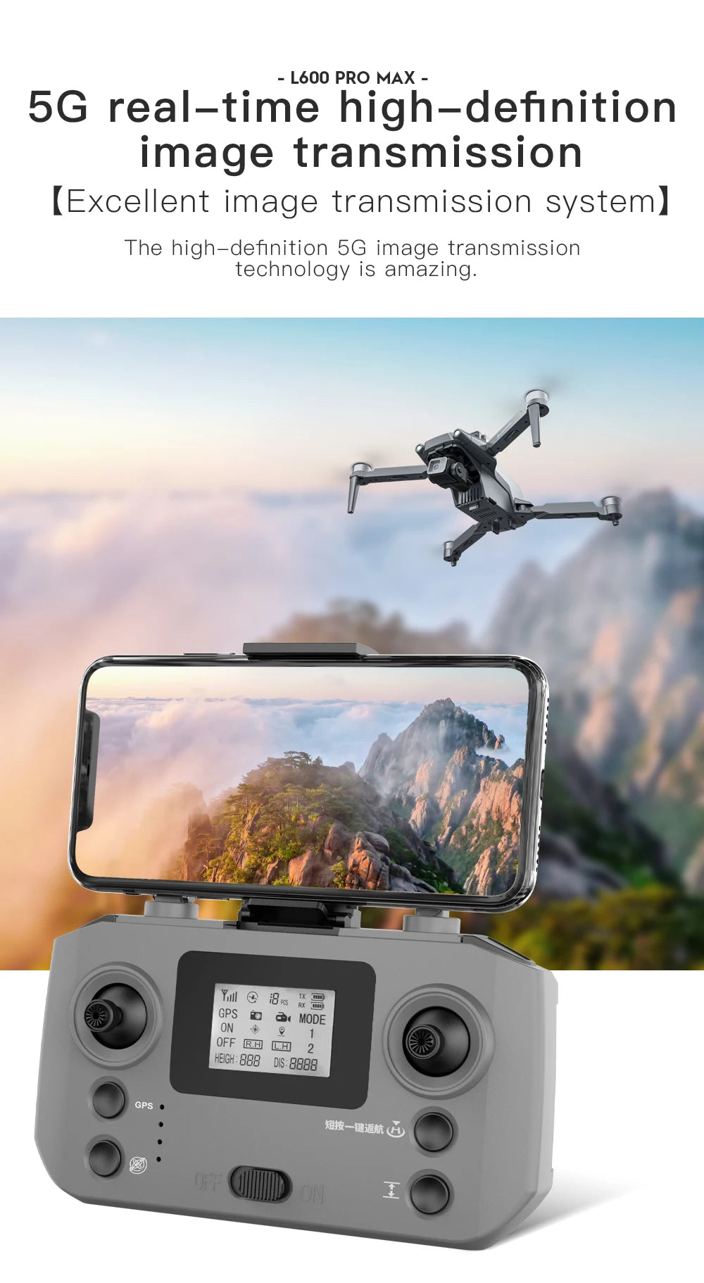 L600 PRO MAX 2025 GPS 4K Dual-Camera Drone