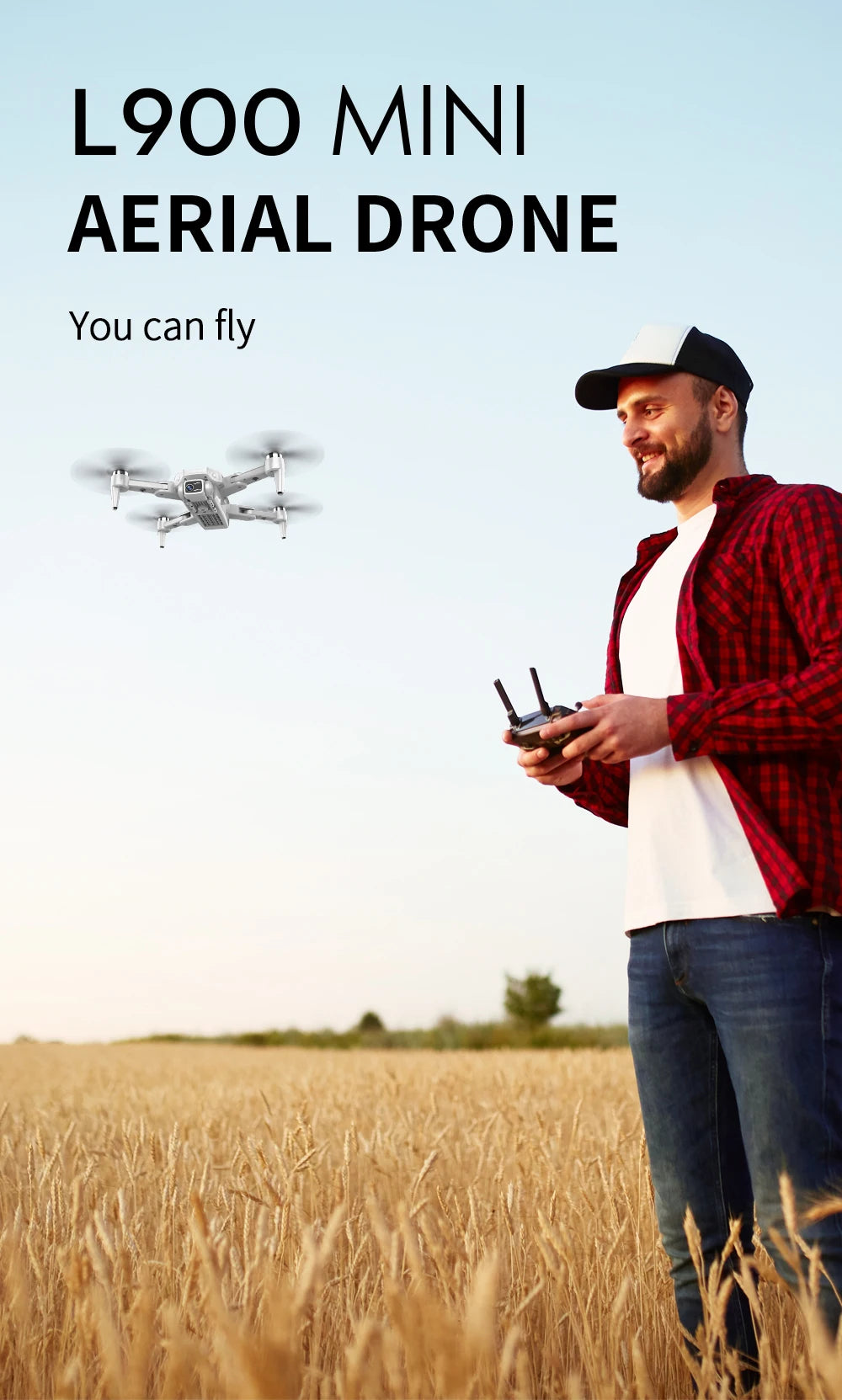 🚁 LYZRC L900 PRO GPS Drone – 4K HD Dual Camera | Foldable 5G WiFi FPV Quadcopter