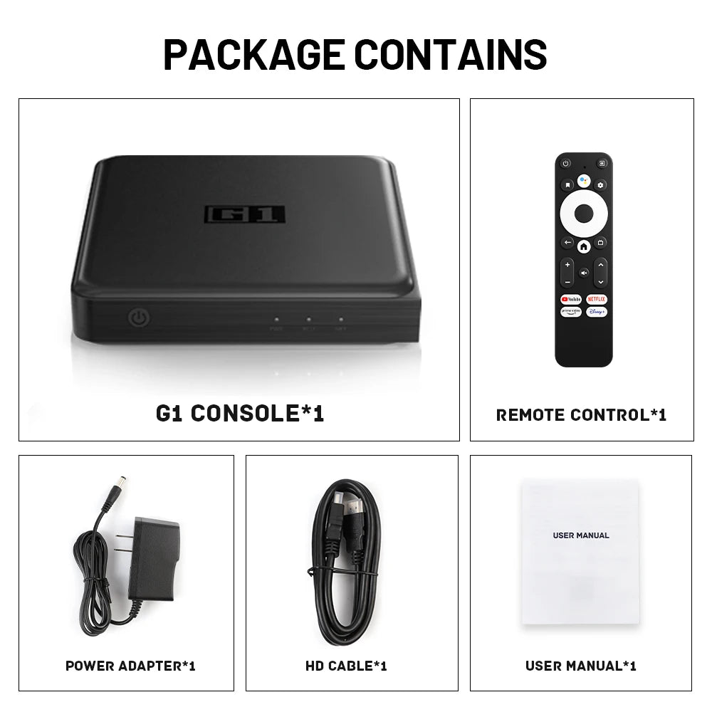 📺 KINHANK G1 Android TV Box – 4K UHD Streaming Media Device with Dolby Vision & WiFi 6