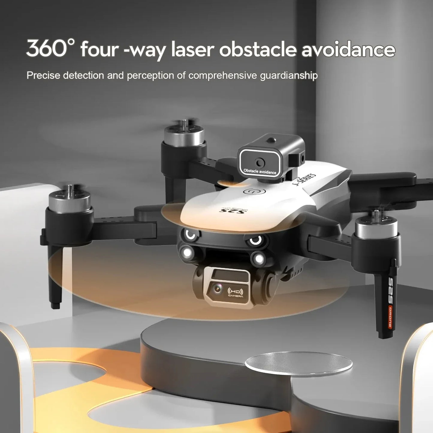 🚁 S2S Mini Drone – 4K/8K HD Camera | Foldable RC Quadcopter with Obstacle Avoidance