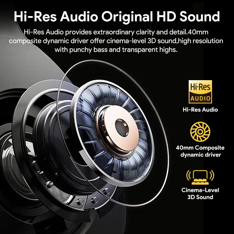 QCY H3 ANC Bluetooth 5.4 Wireless Headphones