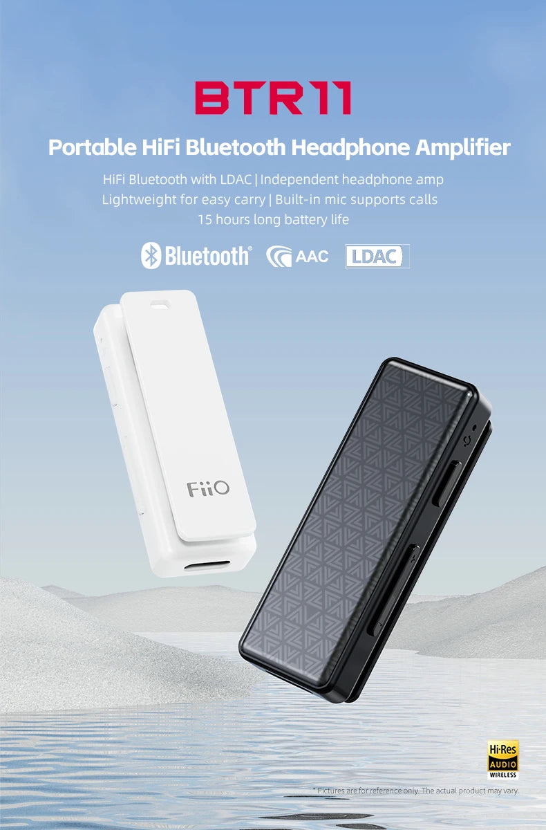 🎧 FiiO BTR11 Bluetooth 5.3 Receiver – LDAC Wireless Audio Amplifier with 3.5mm Output
