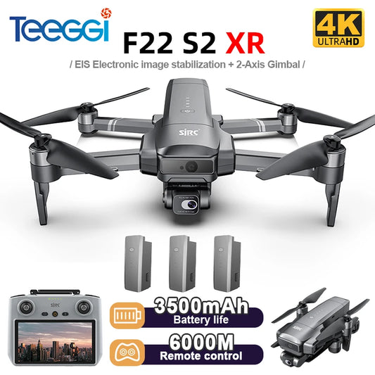 F22 S2 XR PRO+ 4K GPS Drone