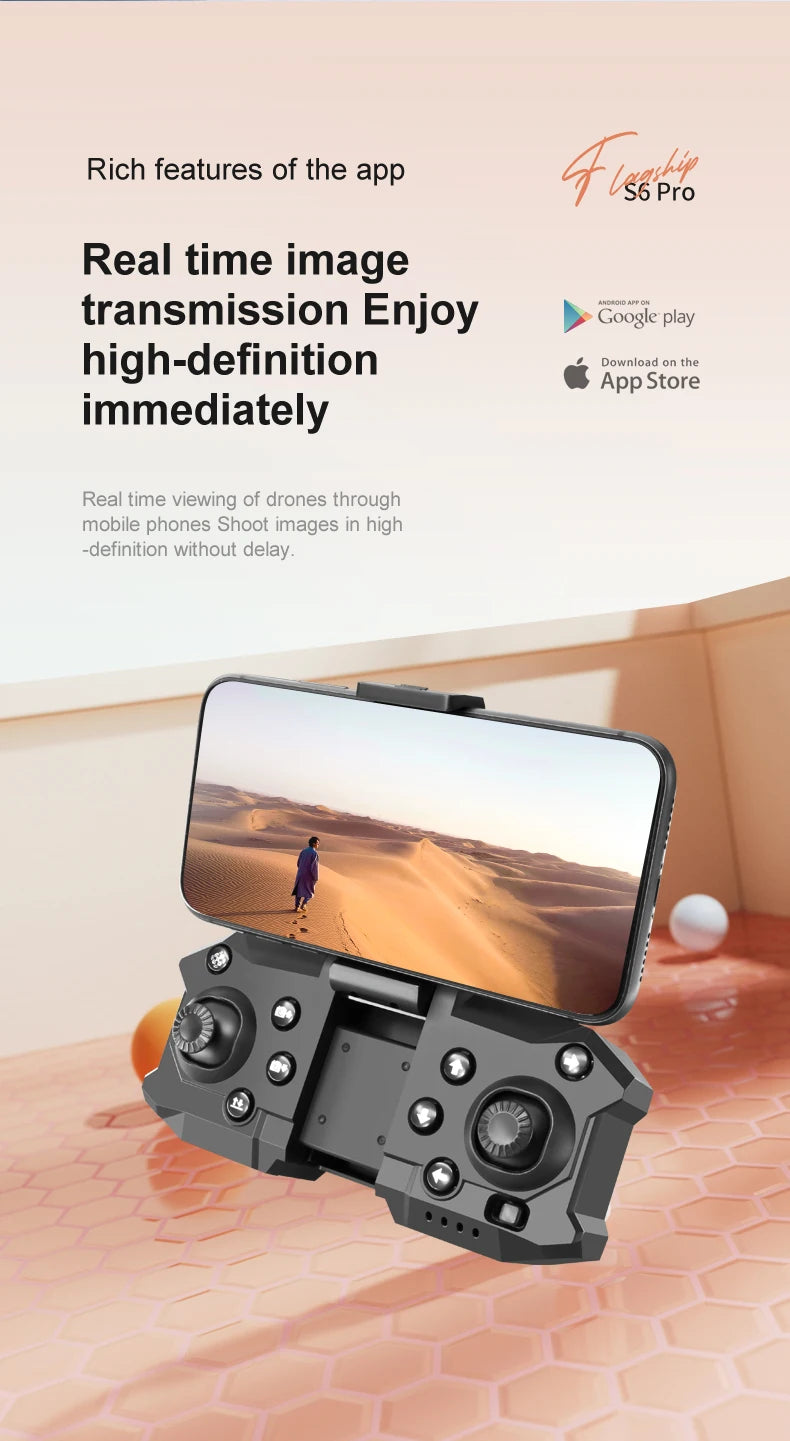 Upgrade S6 Pro 5G Dual Camera Drone