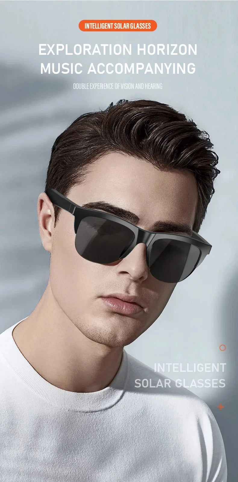 Smart Bluetooth 5.3 Sunglasses with Headphones