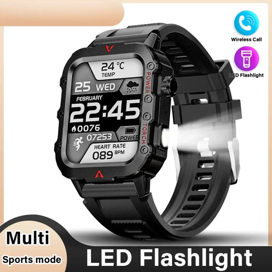 2024 LED Men’s Bluetooth Smartwatch