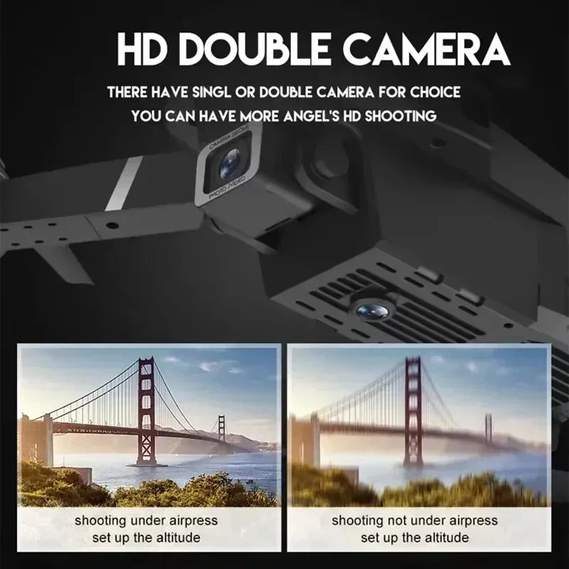 🚁 Professional E88 Drone – 4K Wide-Angle Camera | Foldable RC FPV Quadrotor
