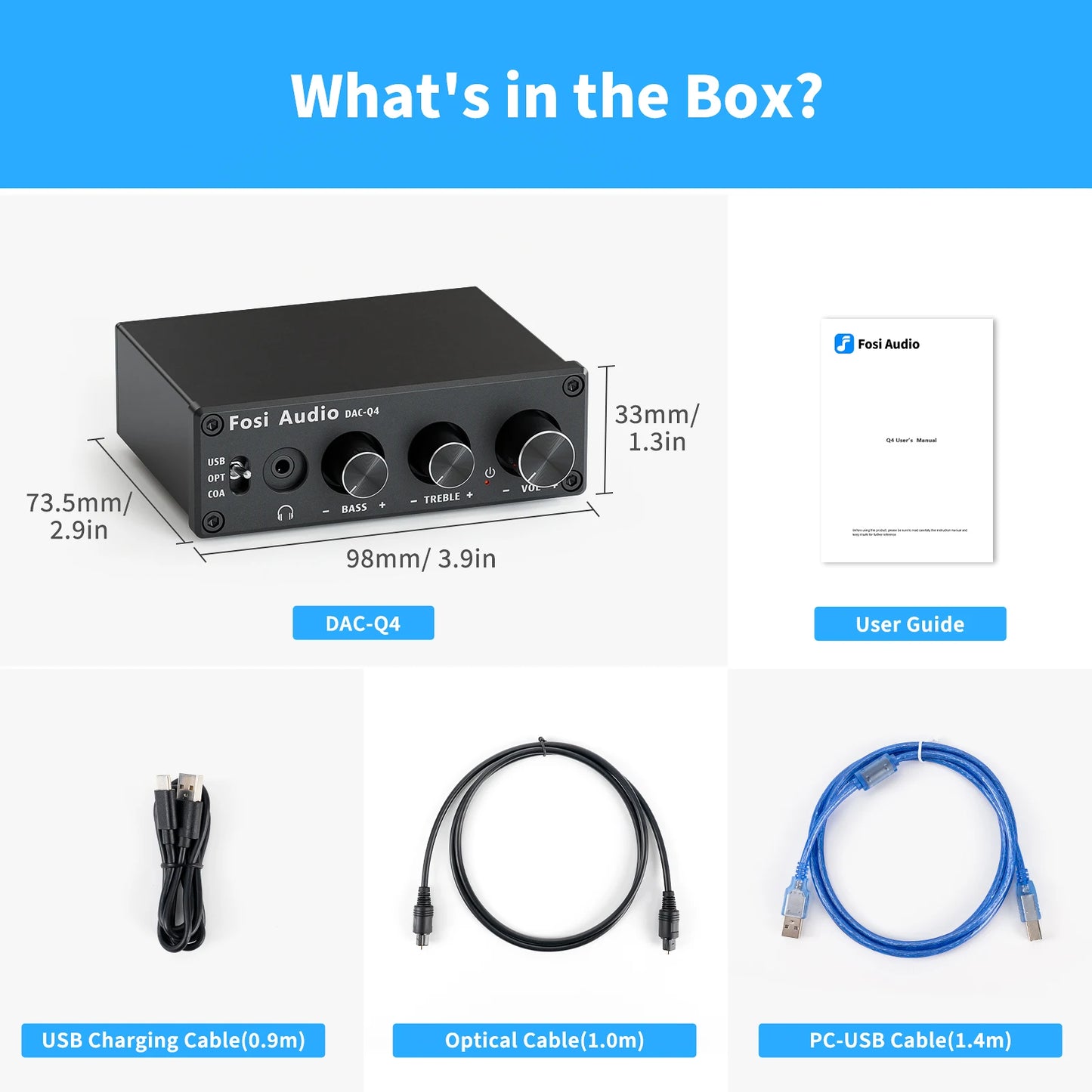 Fosi Mini USB DAC & Headphone Amp