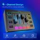 FIFINE SC3 4‑Channel RGB Gaming Mixer