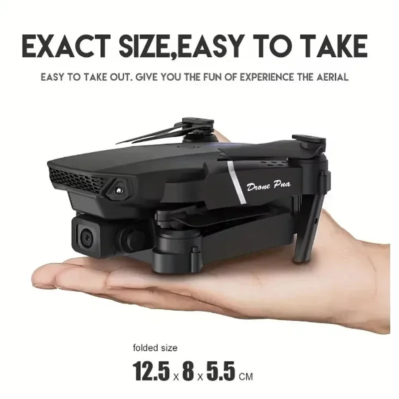 🚁 Professional E88 Drone – 4K Wide-Angle Camera | Foldable RC FPV Quadrotor