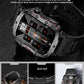 2024 Rugged Military Smart Watch Men Outdoor Watches lP68 Waterproof 2.01" Al Voice Bluetooth Call Smartwatch For Android lOS