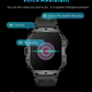 2024 Rugged Military Smart Watch Men Outdoor Watches lP68 Waterproof 2.01" Al Voice Bluetooth Call Smartwatch For Android lOS