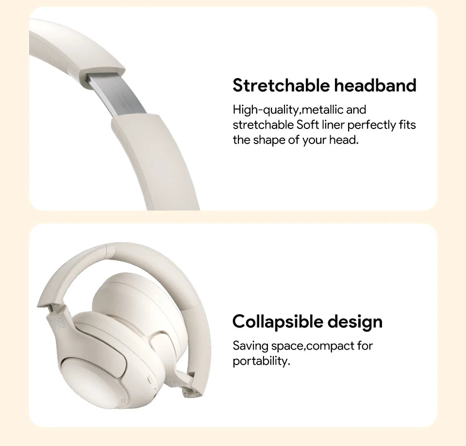 QCY H3 ANC Bluetooth 5.4 Wireless Headphones