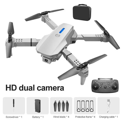 E88 Pro 4K Dual Camera Foldable RC Drone