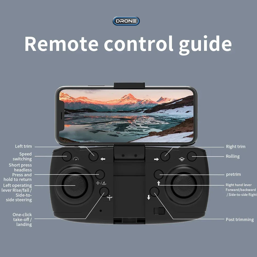 E88 Pro 4K Dual Camera Foldable RC Drone