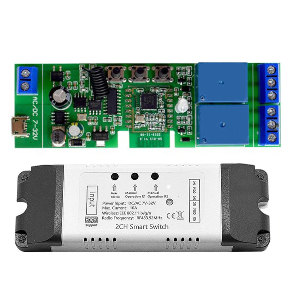 2CH WiFi/Zigbee Relay Switch Module