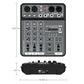 4-Channel USB Audio Mixer with Bluetooth & Phantom Power