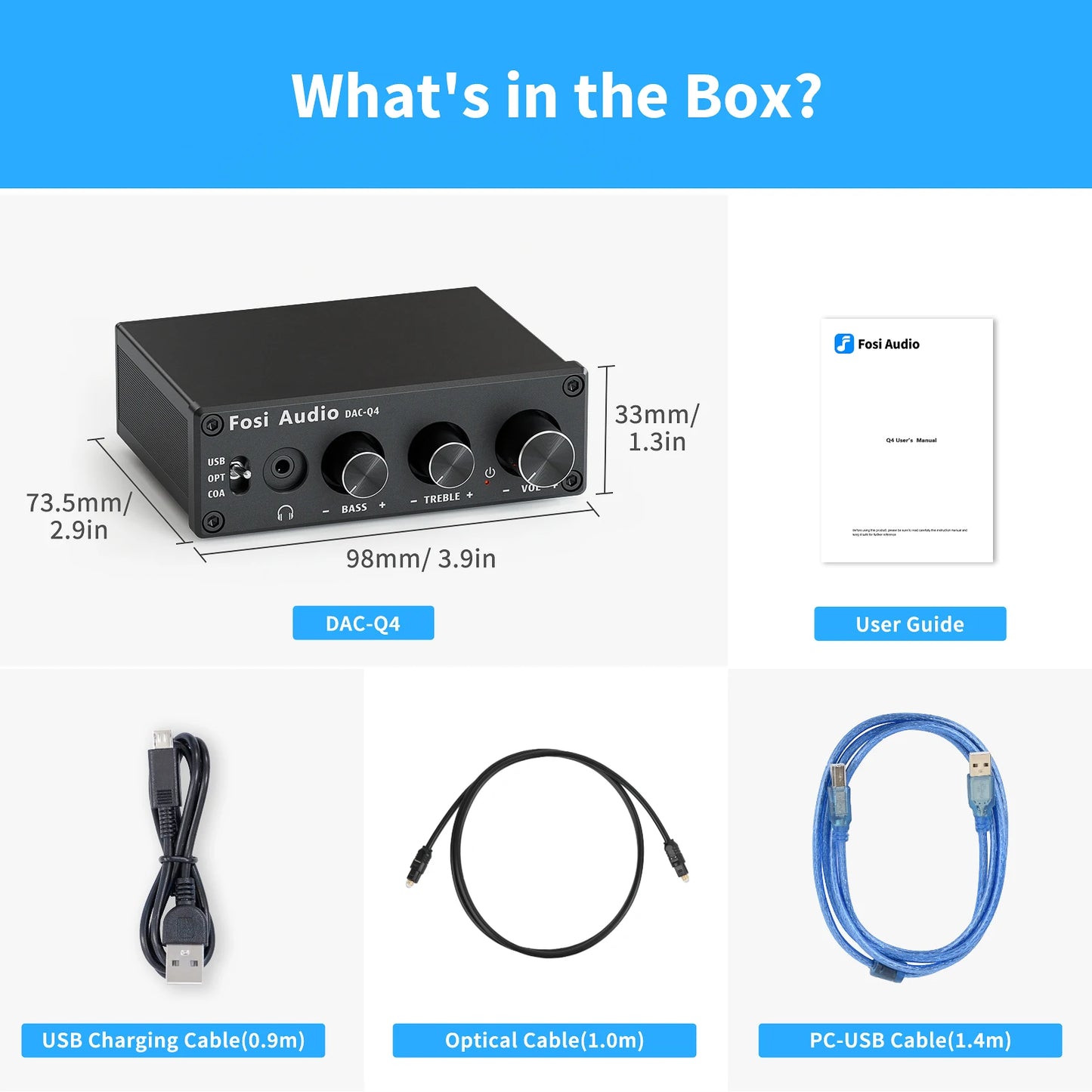 Fosi Mini USB DAC & Headphone Amp