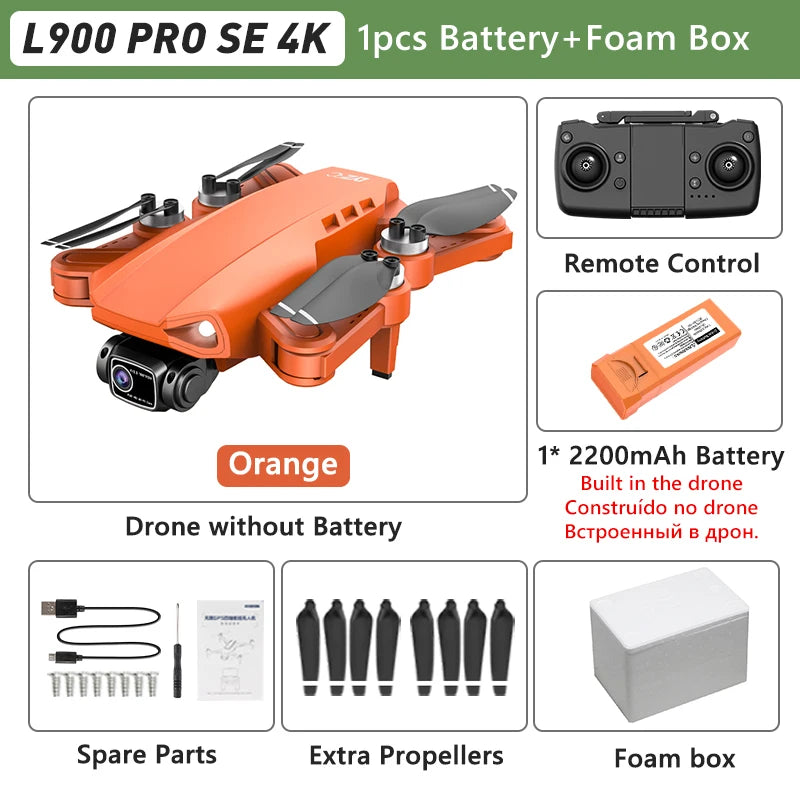 🚁 LYZRC L900 PRO GPS Drone – 4K HD Dual Camera | Foldable 5G WiFi FPV Quadcopter
