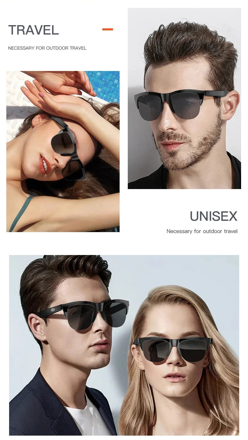 Smart Bluetooth 5.3 Sunglasses with Headphones