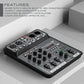 4-Channel USB Audio Mixer with Bluetooth & Phantom Power
