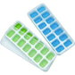 Silicone Ice Cube Tray with Lid – 14 Square Cubes
