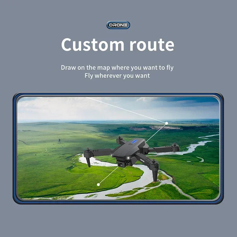 E88 Pro 4K Dual Camera Foldable RC Drone