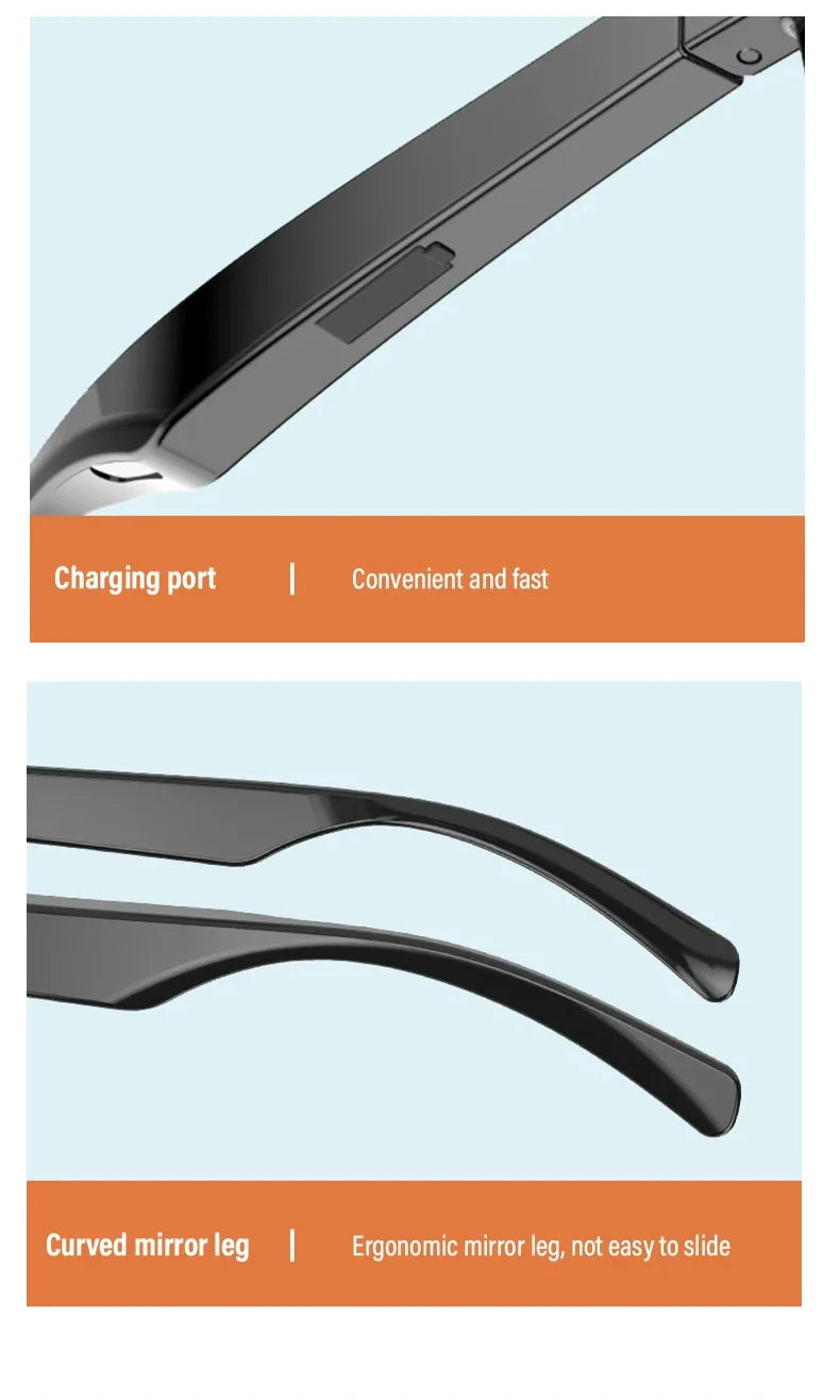 Smart Bluetooth 5.3 Sunglasses with Headphones