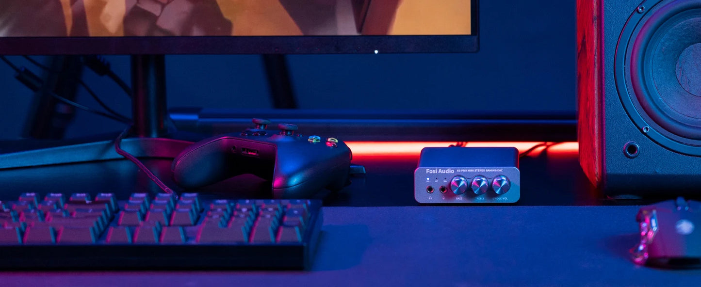Fosi Audio K5 PRO USB Gaming DAC & Amp