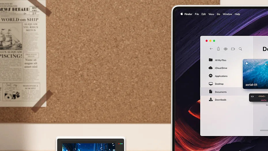Hagibis 3.5" Mini IPS Screen with USB-C Hub