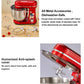 BioloMix 6L Stand Mixer – 1200W, 6-Speed Kitchen Mixer with Whisk, Dough Hook & Blender