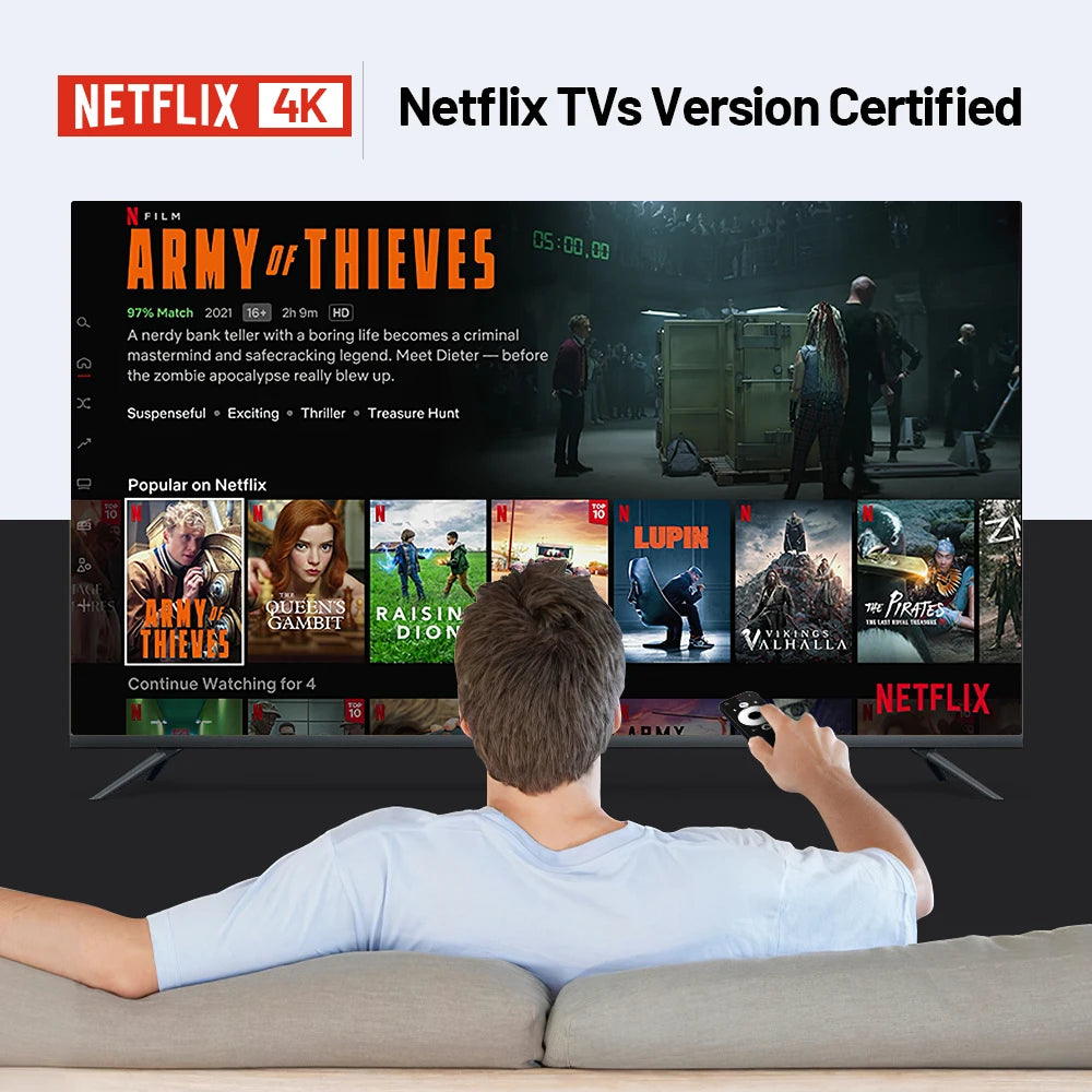 📺 KINHANK G1 Android TV Box – 4K UHD Streaming Media Device with Dolby Vision & WiFi 6