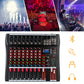 8-Channel Bluetooth Audio Mixer Console