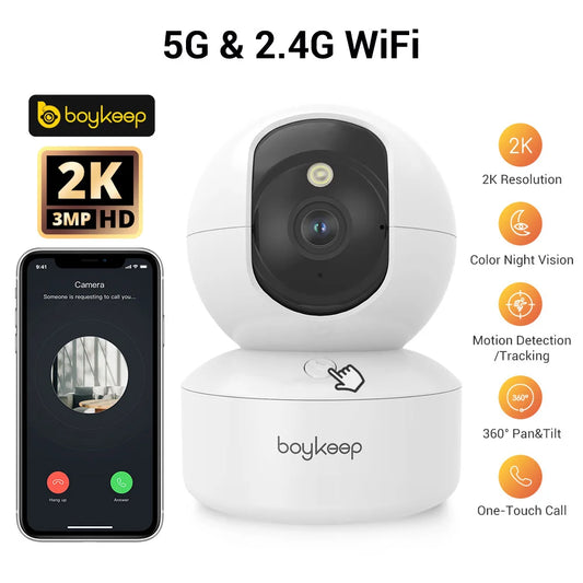 BoyKeep 3MP Smart WiFi Baby Monitor Camera