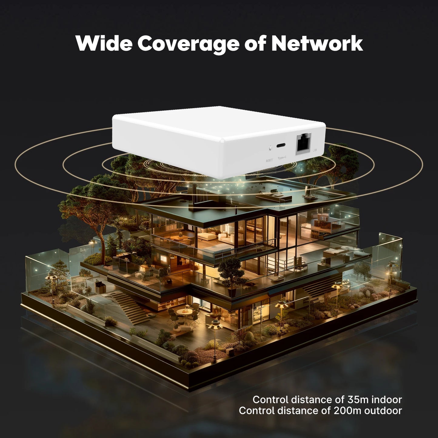 MOES Tuya Zigbee Matter Thread Gateway – Smart Home Bridge & Hub